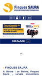 Mobile Screenshot of finquesaura.com